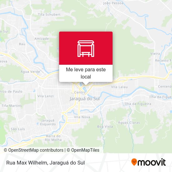 Rua Max Wilhelm mapa