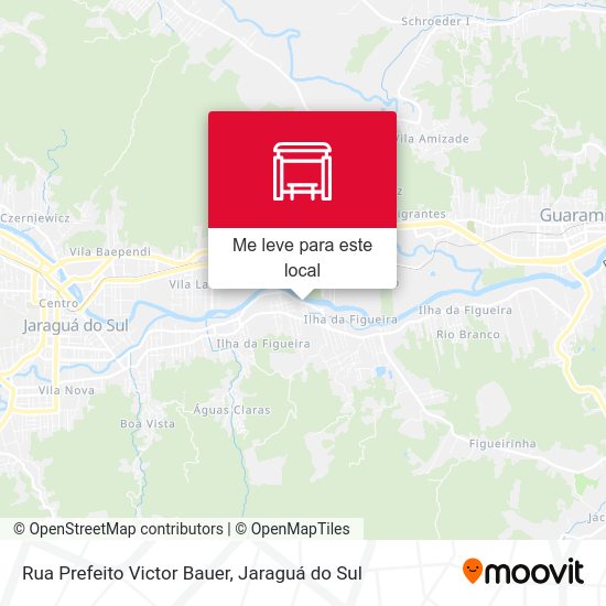Rua Prefeito Victor Bauer mapa