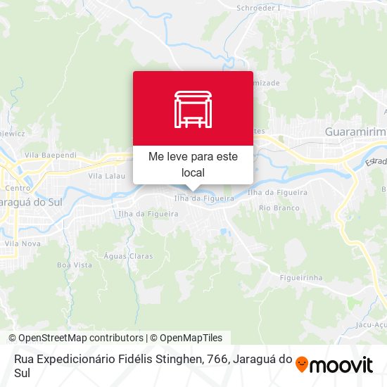 Rua Expedicionário Fidélis Stinghen, 766 mapa