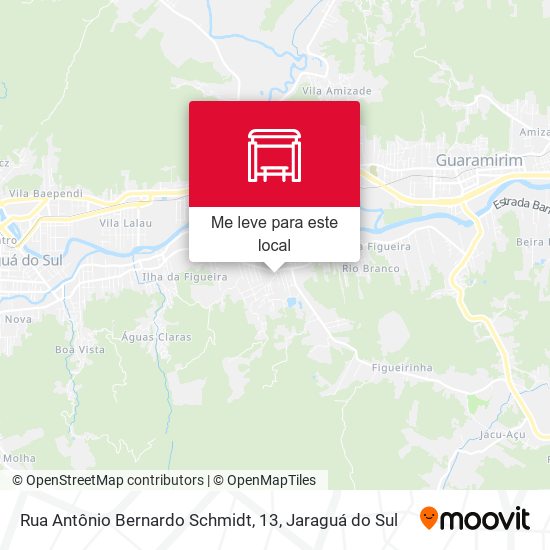 Rua Antônio Bernardo Schmidt, 13 mapa