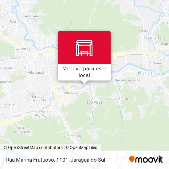 Rua Marina Frutuoso, 1101 mapa
