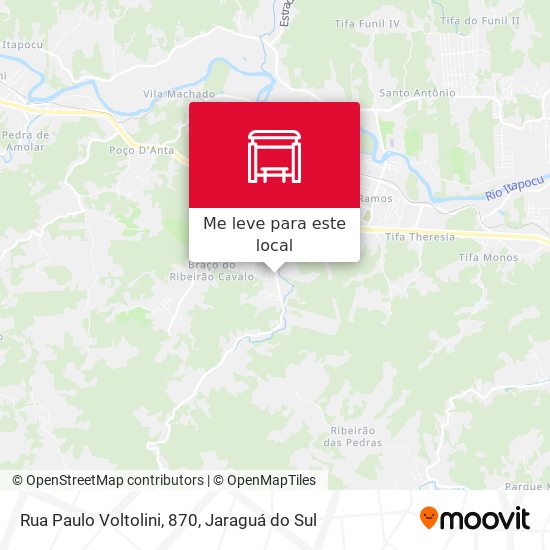 Rua Paulo Voltolini, 870 mapa