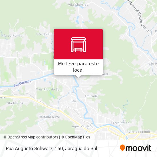 Rua Augusto Schwarz, 150 mapa