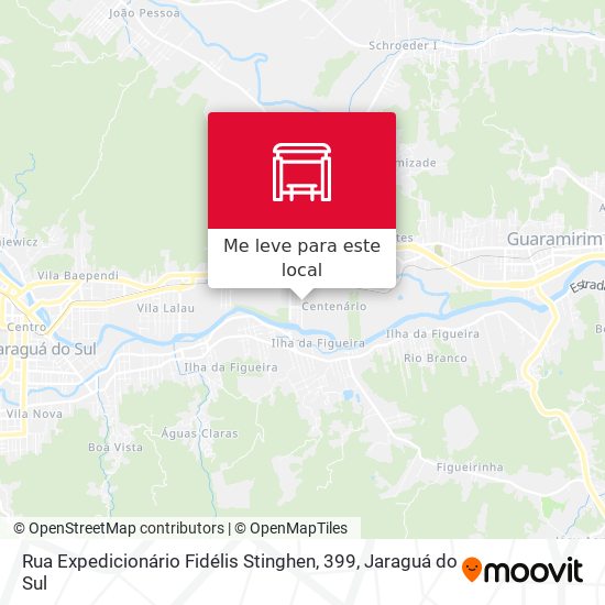 Rua Expedicionário Fidélis Stinghen, 399 mapa