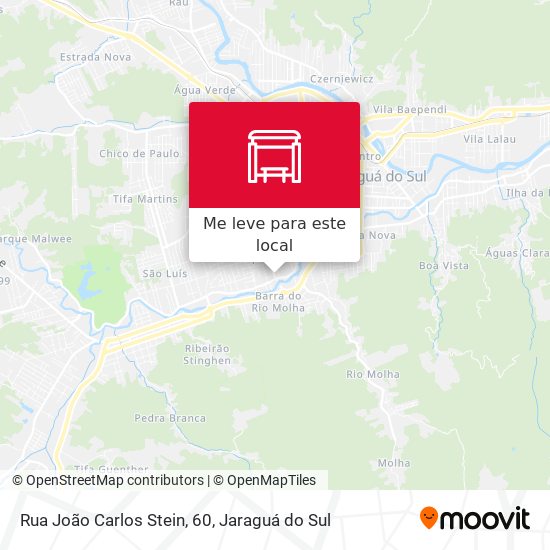 Rua João Carlos Stein, 60 mapa