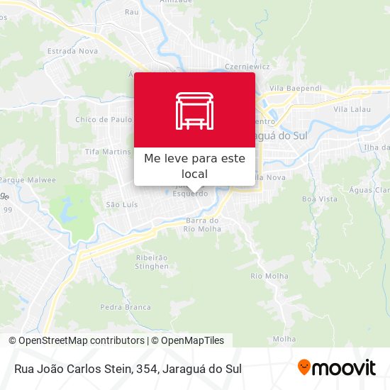 Rua João Carlos Stein, 354 mapa