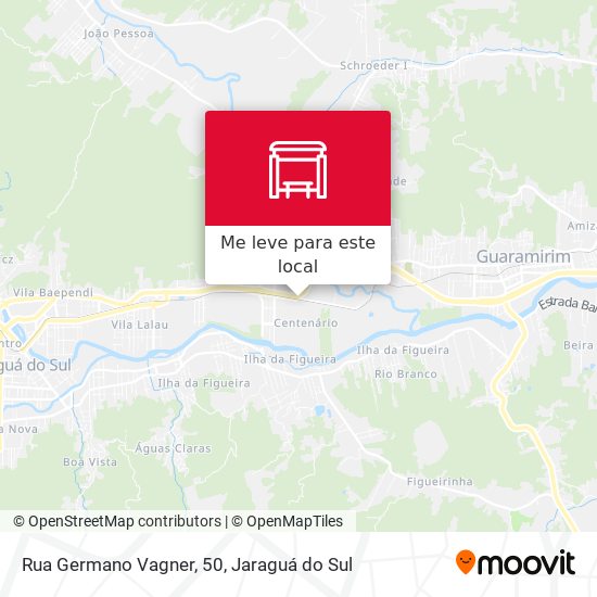 Rua Germano Vagner, 50 mapa