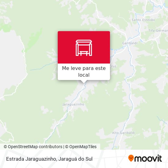 Estrada Jaraguazinho mapa