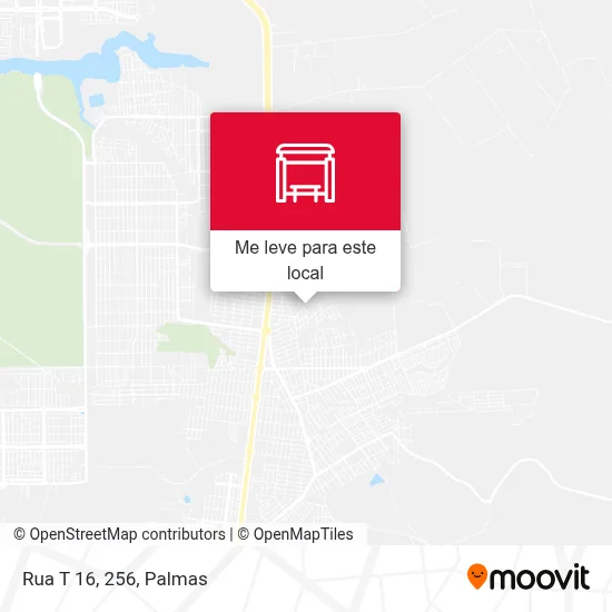 Rua T 16, 256 mapa