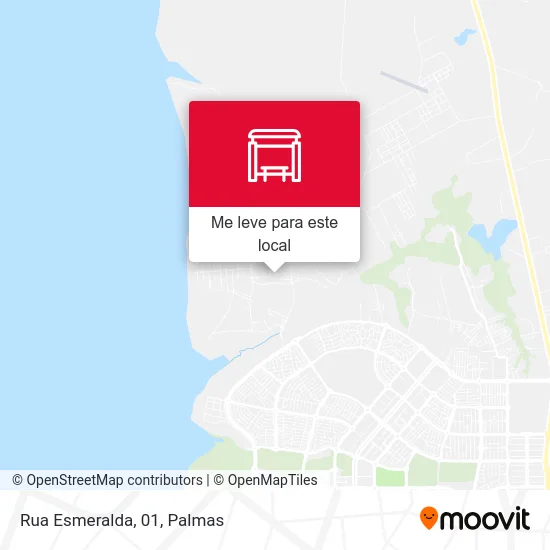 Rua Esmeralda, 01 mapa
