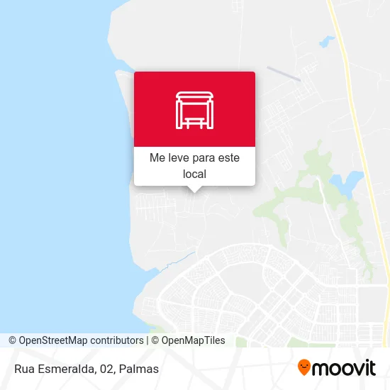 Rua Esmeralda, 02 mapa