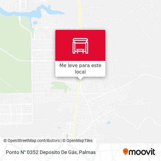 Ponto N° 0352 Deposito De Gás mapa