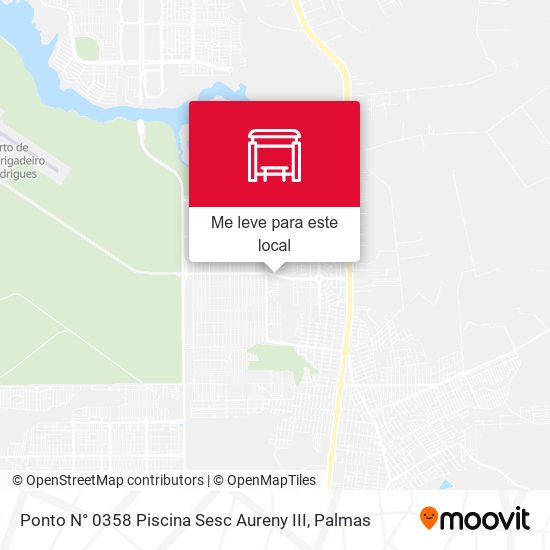Ponto N° 0358 Piscina Sesc Aureny III mapa