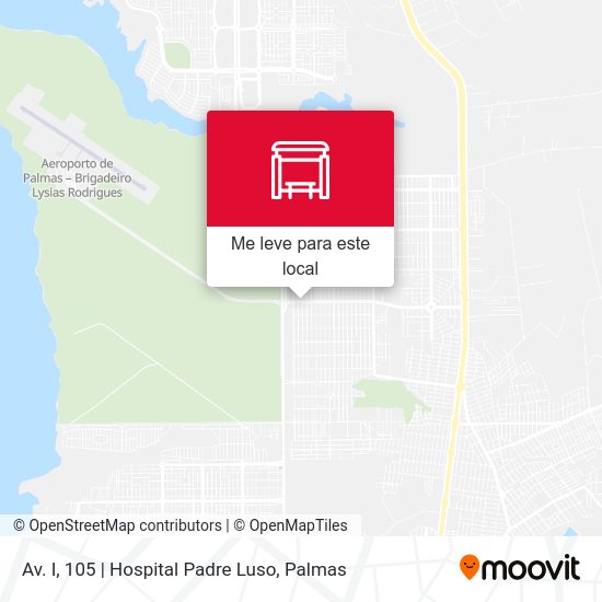 Av. I, 105 | Hospital Padre Luso mapa