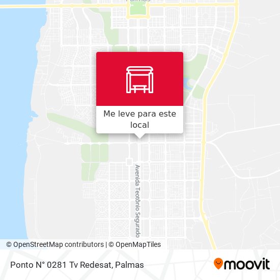 Ponto N° 0281 Tv Redesat mapa