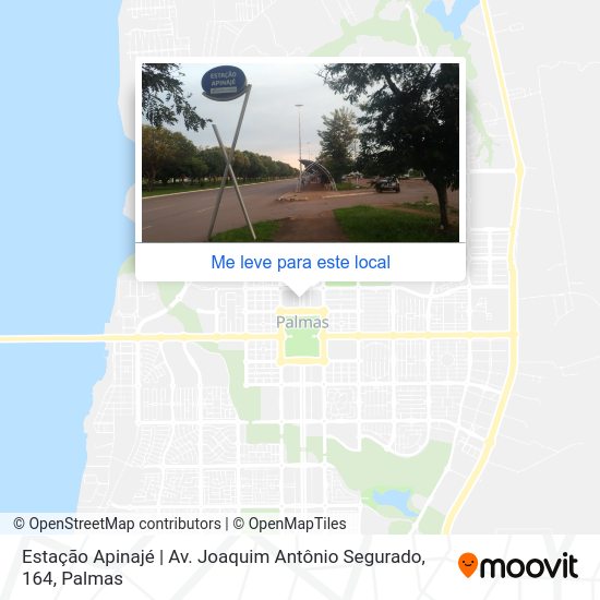 Estação Apinajé | Av. Joaquim Antônio Segurado, 164 mapa