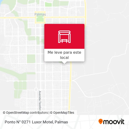 Ponto N° 0271 Luxor Motel mapa
