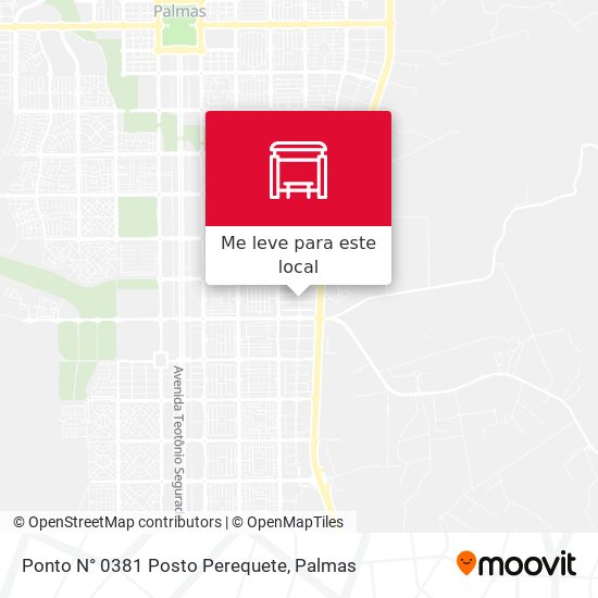 Ponto N° 0381 Posto Perequete mapa