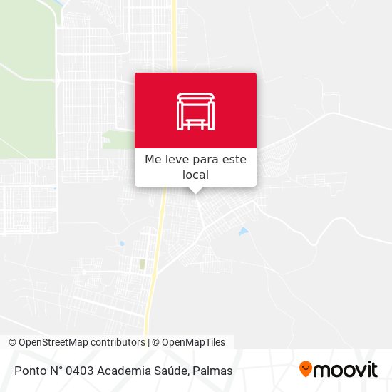 Ponto N° 0403 Academia Saúde mapa