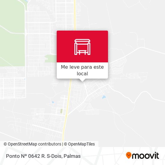 Ponto Nº 0642 R. S-Dois mapa