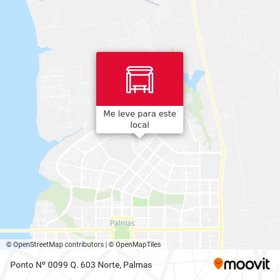 Ponto Nº 0099 Q. 603 Norte mapa