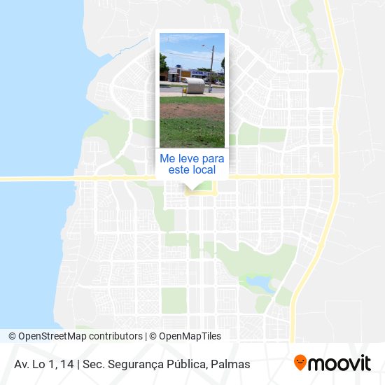 Av. Lo 1, 14 | Sec. Segurança Pública mapa