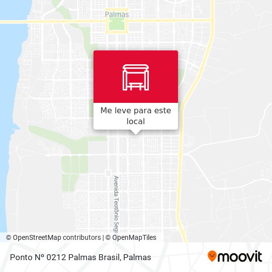 Ponto Nº 0212 Palmas Brasil mapa