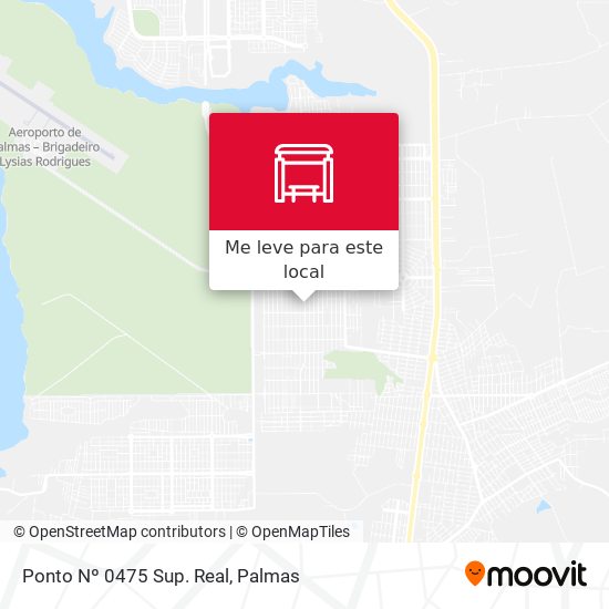 Ponto Nº 0475 Sup. Real mapa
