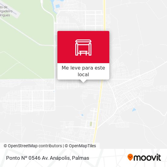 Ponto Nº 0546 Av. Anápolis mapa