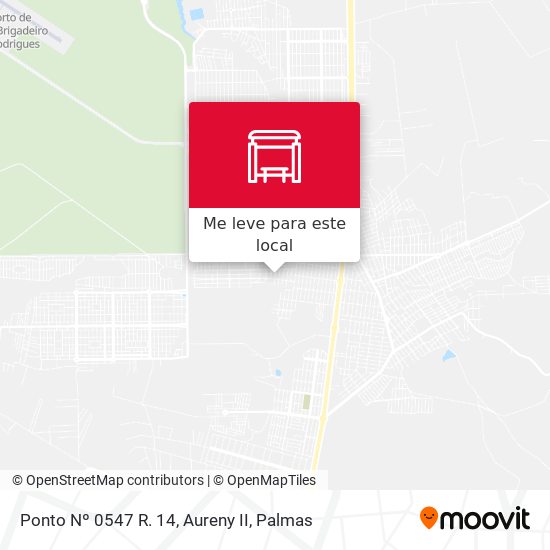 Ponto Nº 0547 R. 14, Aureny II mapa