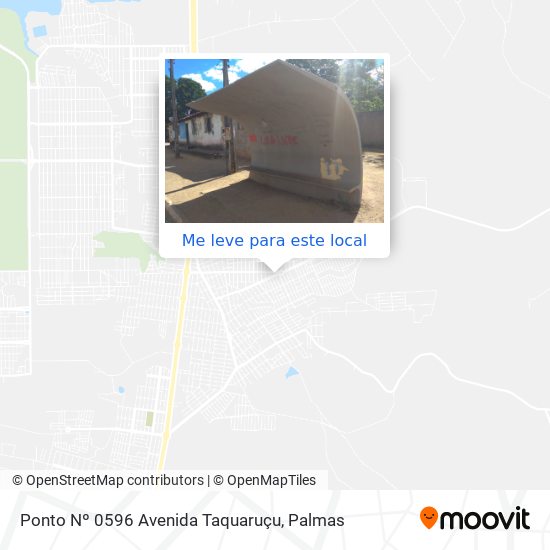 Ponto Nº 0596 Avenida Taquaruçu mapa