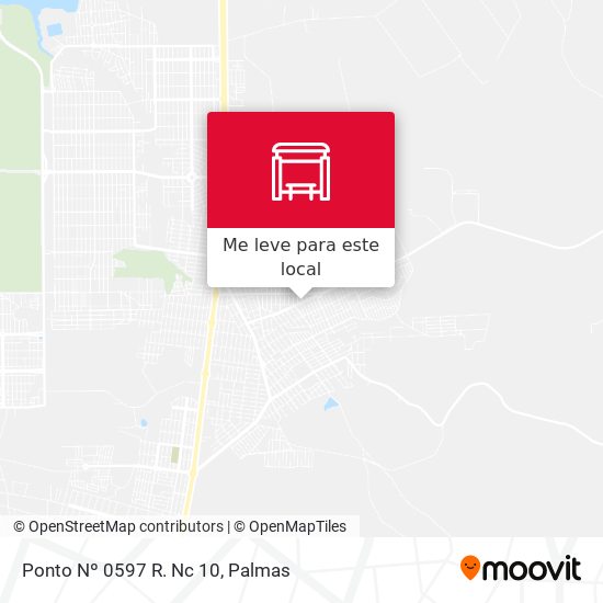 Ponto Nº 0597 R. Nc 10 mapa