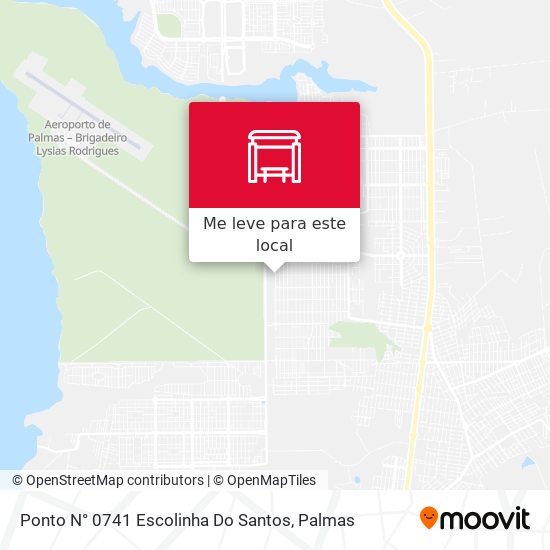 Ponto N° 0741 Escolinha Do Santos mapa