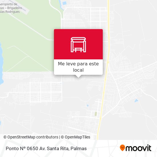 Ponto Nº 0650 Av. Santa Rita mapa