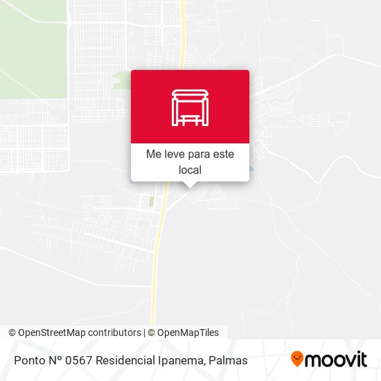 Ponto Nº 0567 Residencial Ipanema mapa