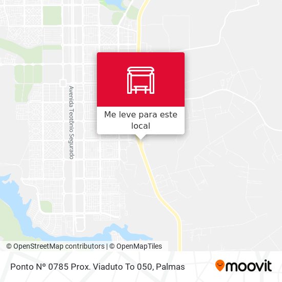Ponto Nº 0785 Prox. Viaduto To 050 mapa