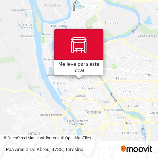 Rua Anísio De Abreu, 3738 mapa