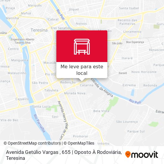 Avenida Getúlio Vargas , 655 | Oposto À Rodoviária mapa