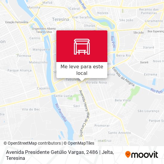 Avenida Presidente Getúlio Vargas, 2486 | Jelta mapa