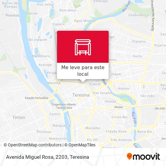 Avenida Miguel Rosa, 2203 mapa