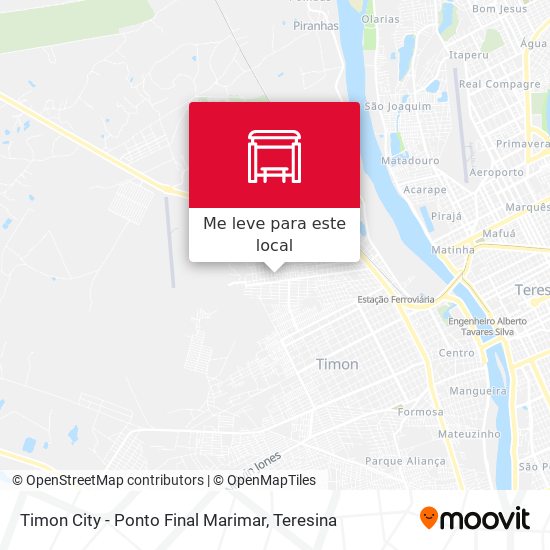 Timon City - Ponto Final Marimar mapa