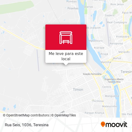 Rua Seis, 1036 mapa