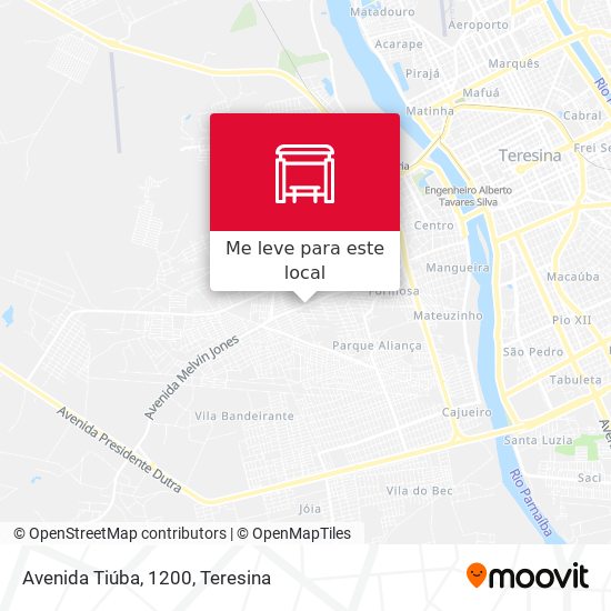 Avenida Tiúba, 1200 mapa