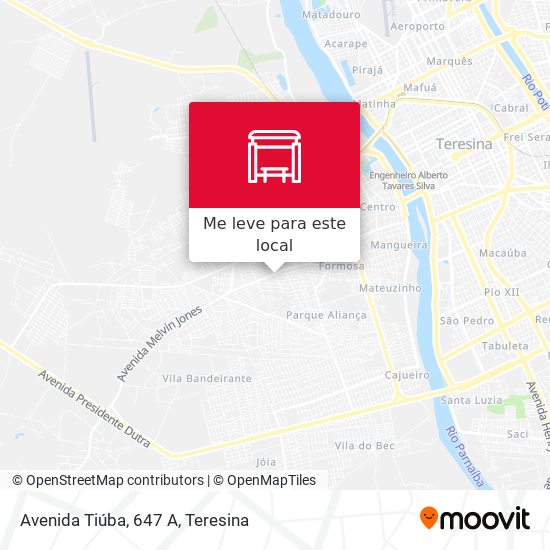 Avenida Tiúba, 647 A mapa
