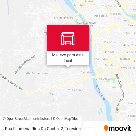 Rua Filomena Rios Da Cunha, 2 mapa