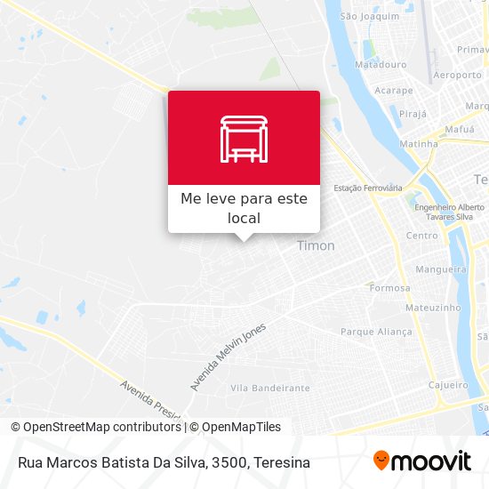 Rua Marcos Batista Da Silva, 3500 mapa