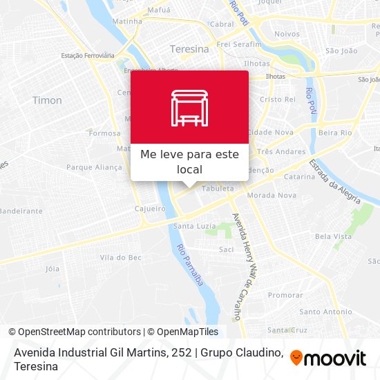 Avenida Industrial Gil Martins, 252 | Grupo Claudino mapa