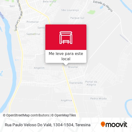 Rua Paulo Veloso Do Valê, 1304-1504 mapa