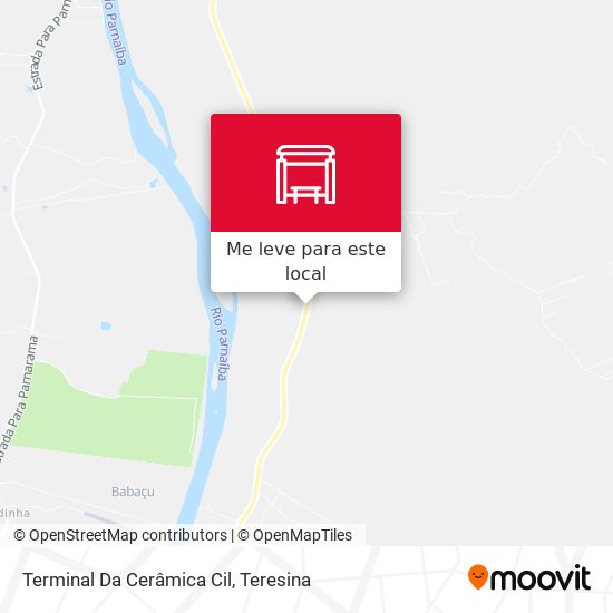 Terminal Da Cerâmica Cil mapa