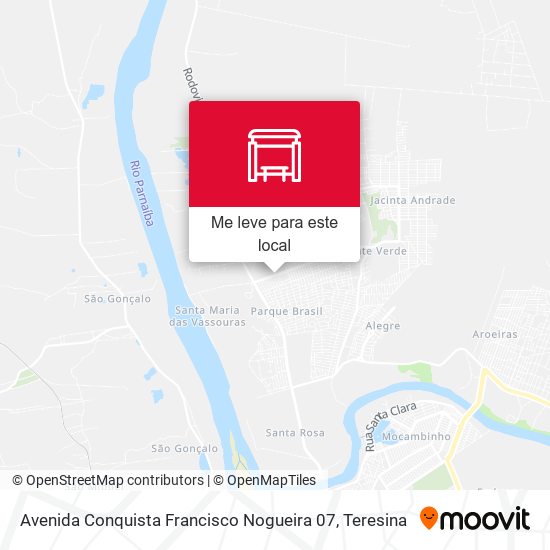Avenida Conquista Francisco Nogueira 07 mapa
